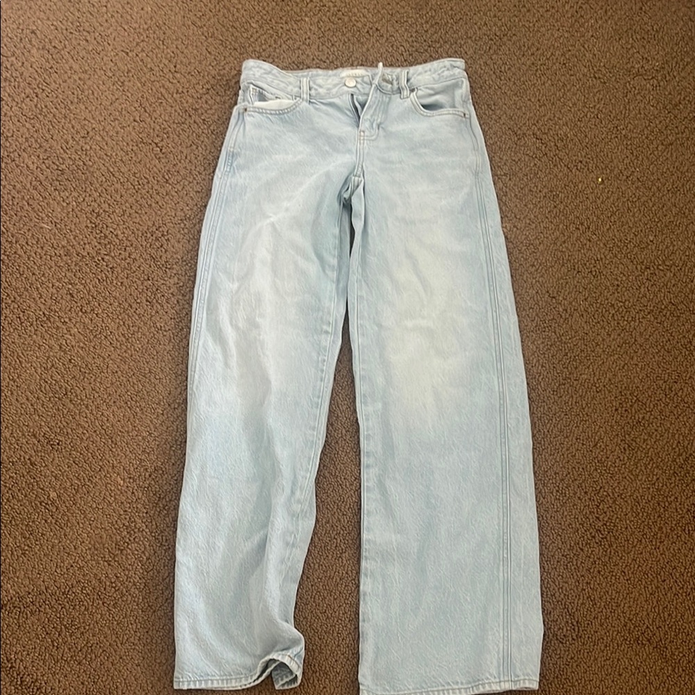 PACSUN casey baggy low rise jeans women 23!! worn 2x no problems